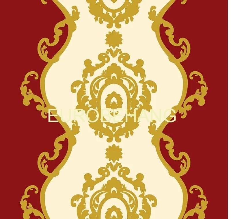 Rood doud Behang 920804, Ophalen of Verzenden, Rood