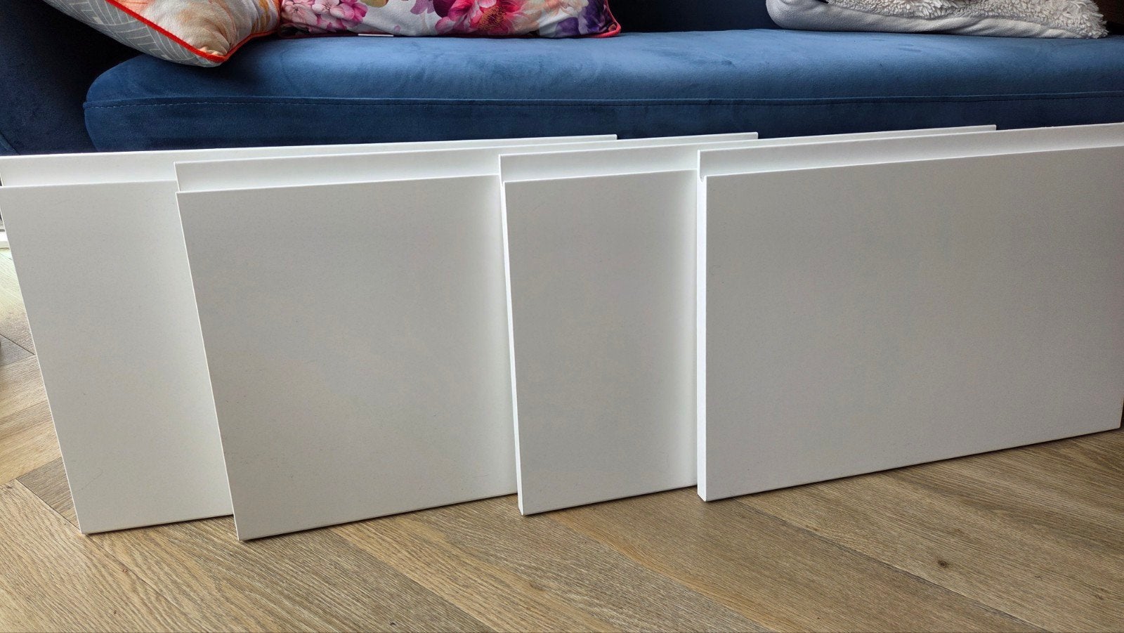 4x IKEA Voxtorp ladefronten wit, greeploos, 60x40 cm, Ophalen, Gebruikt, Wit, 50 tot 100 cm