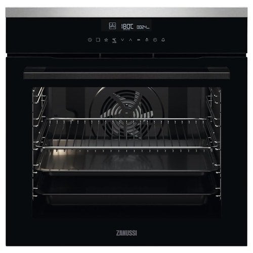 Zanussi ZOPXX8K1 SOLO Inbouw Heteluchtoven - Zwart, Ophalen, Hete lucht, Zanussi, Inbouw