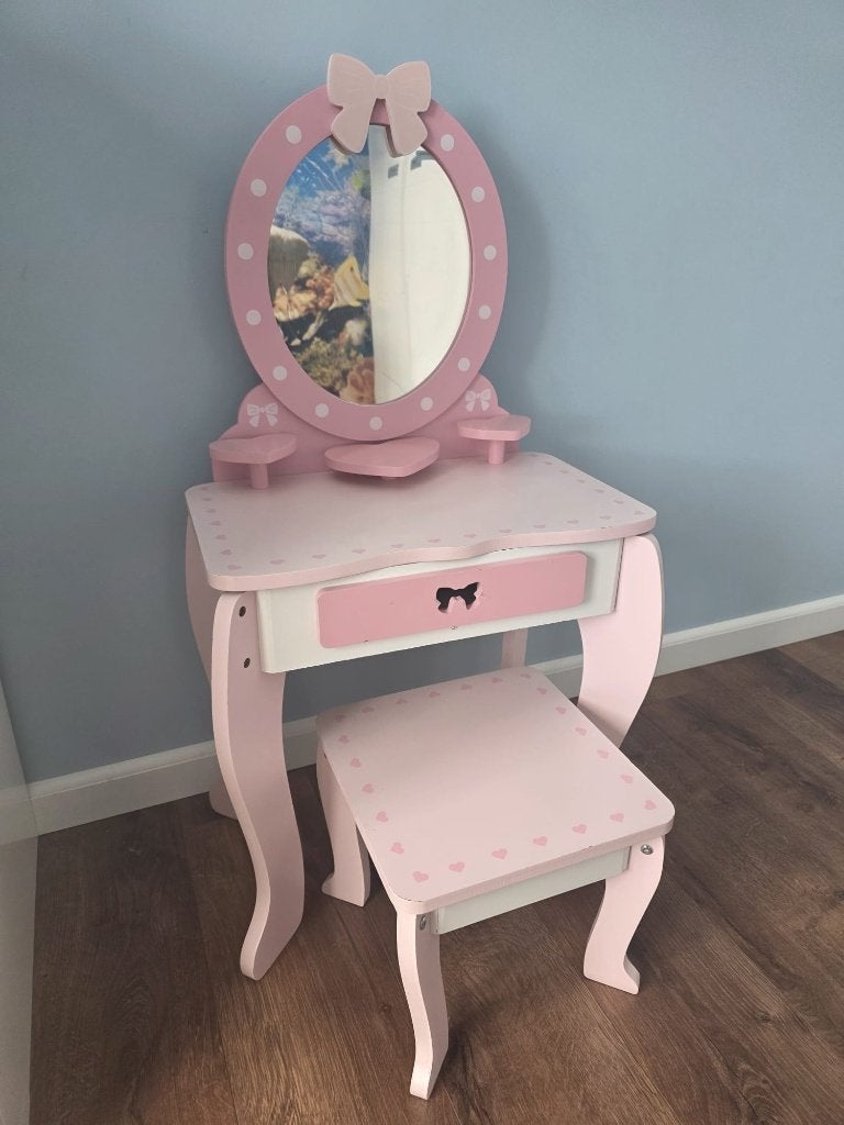 Kinder kaptafel, Kinderen en Baby's, Kinderkamer | Tafels en Stoelen, Ophalen, Stoel(en)