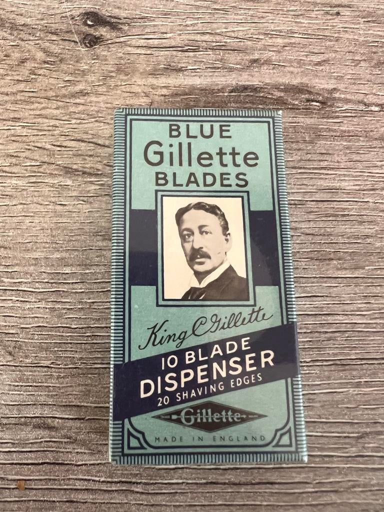 Vintage Gillette Blue Scheermesjes Dispenser - Nieuw, Ophalen of Verzenden, Nieuw