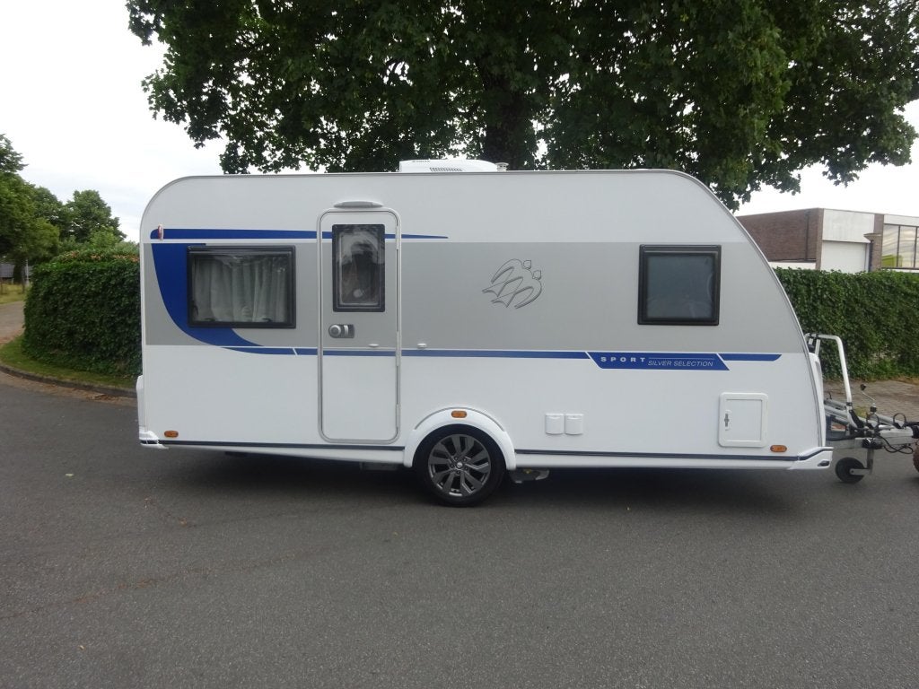 Knaus Silver Selection 450 met Mover en Airco, Caravans en Kamperen, Rondzit, Bedrijf, Overige typen, 4 tot 5 meter