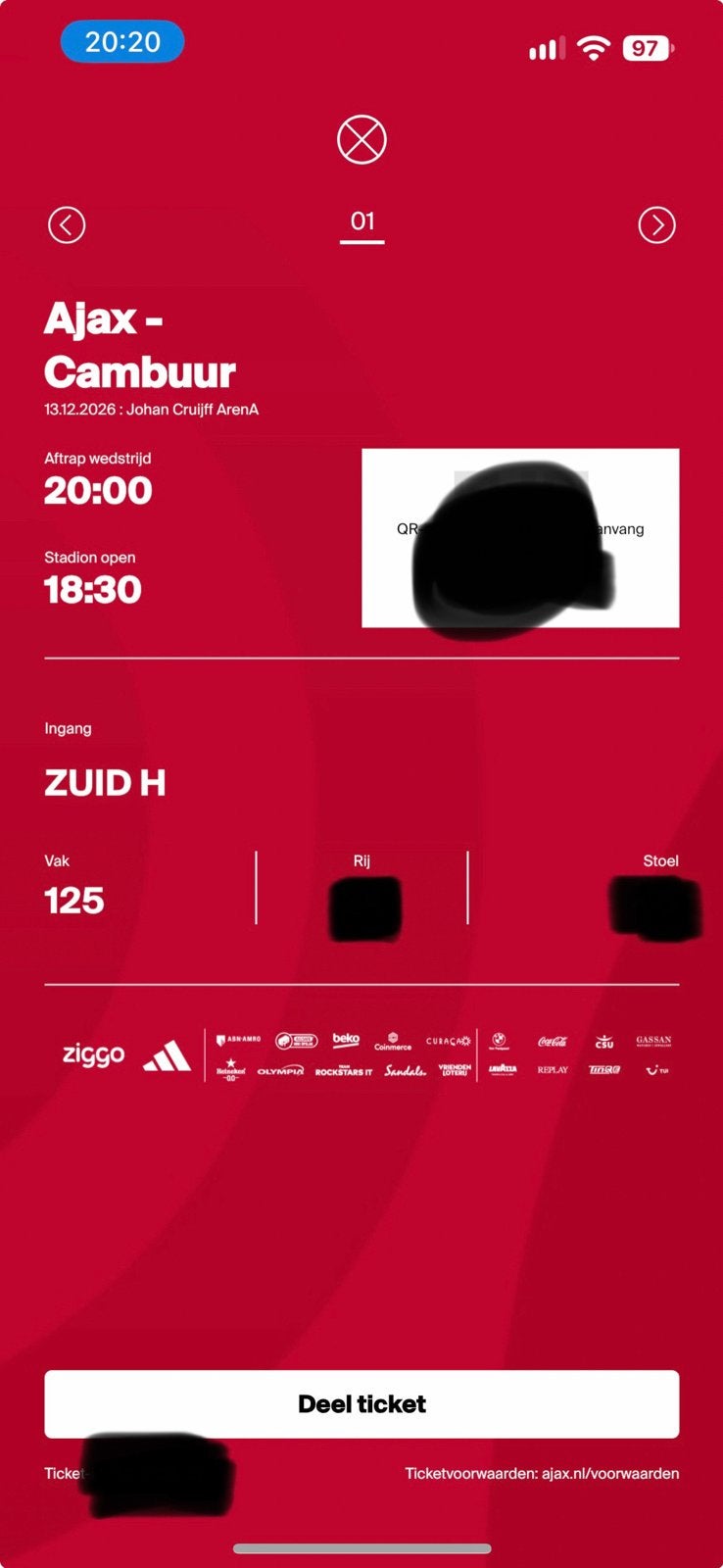 Ajax - Cambuur F-Side, Eén persoon, Mei