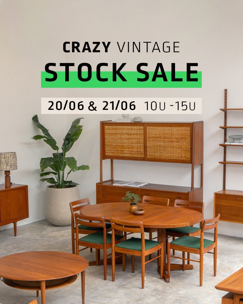Vintage design meubels - Stockverkoop @ DASNICE, Ophalen, Scandinavian vintage - Mid Century modern, Zo goed als nieuw, 200 cm of meer