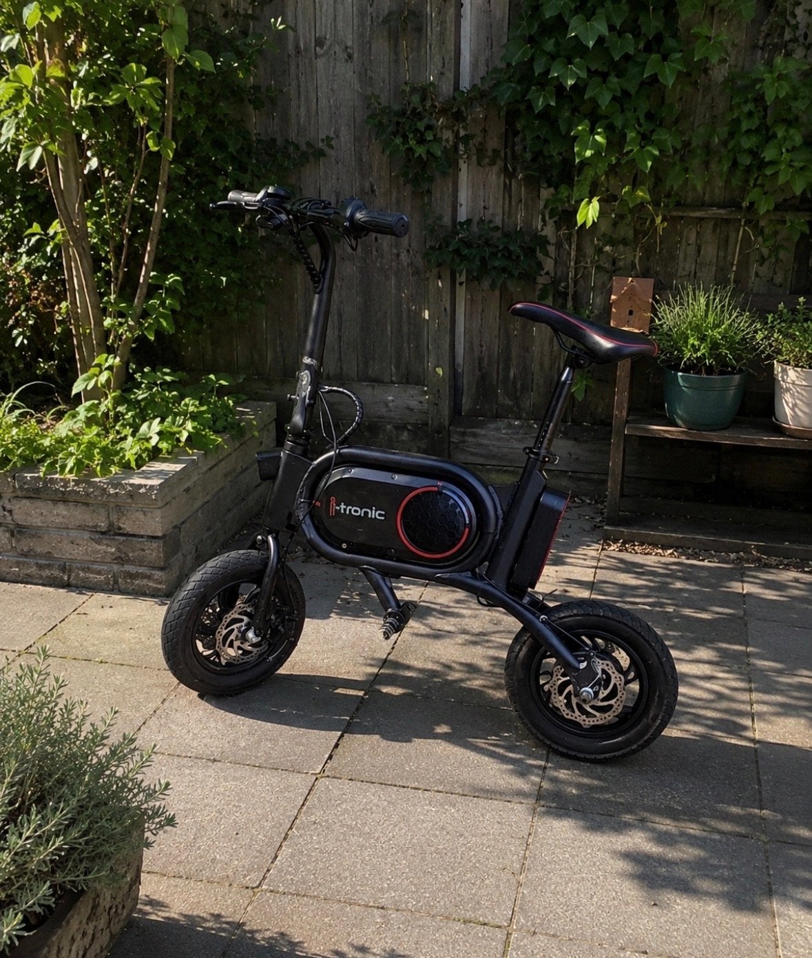 Compacte i-tronic opvouwbare elektrische fiets, Fietsen en Brommers, Zo goed als nieuw, Minder dan 47 cm, 30 tot 50 km per accu