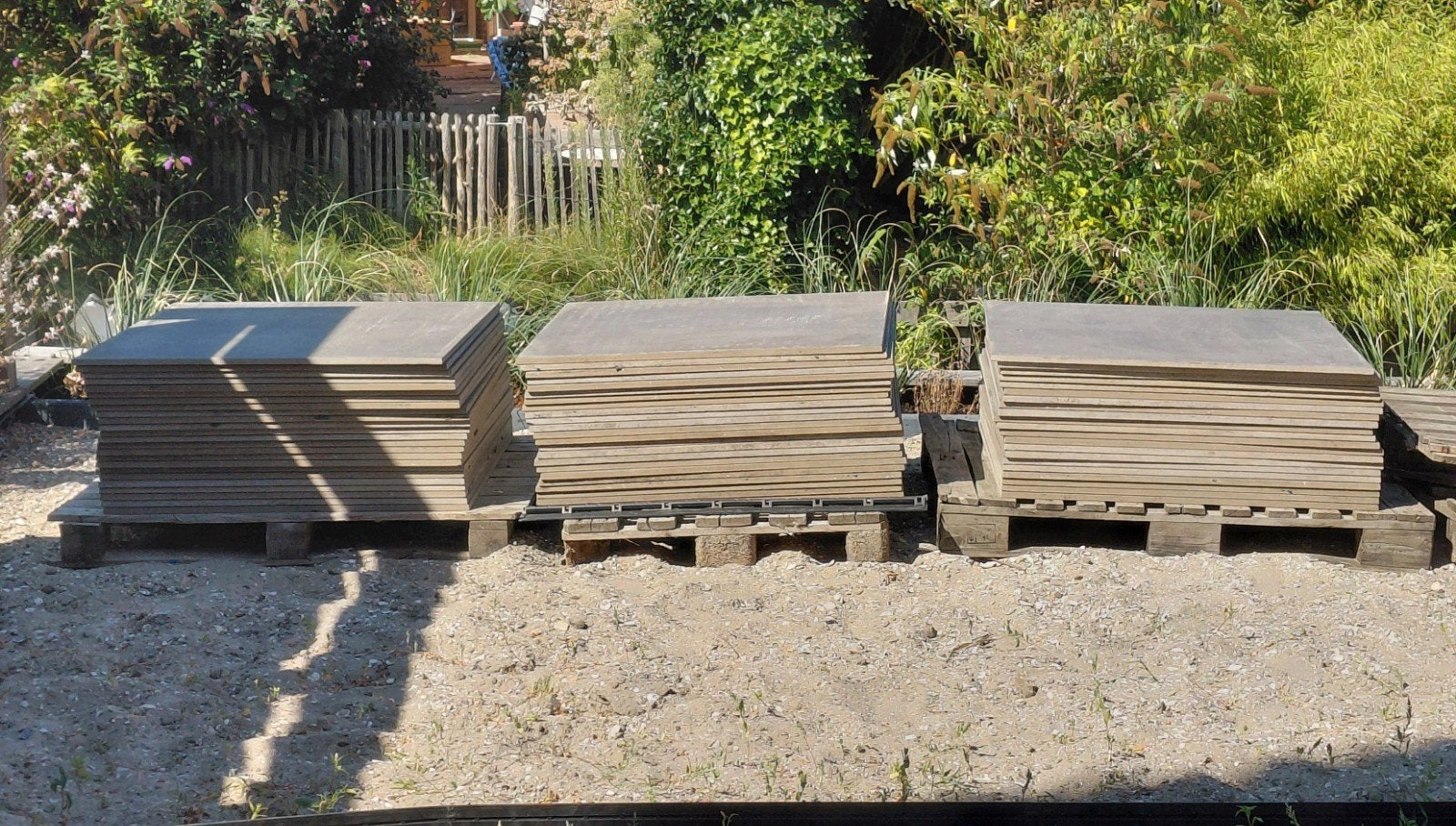 ~60m2 Keramische tegel antraciet 91,7x91,7cm, Ophalen, Zo goed als nieuw