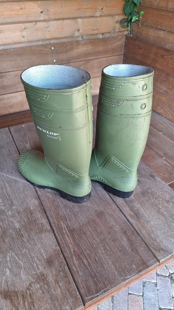 Dunlop regenlaarzen met stevige neus, maat 43, Ophalen of Verzenden