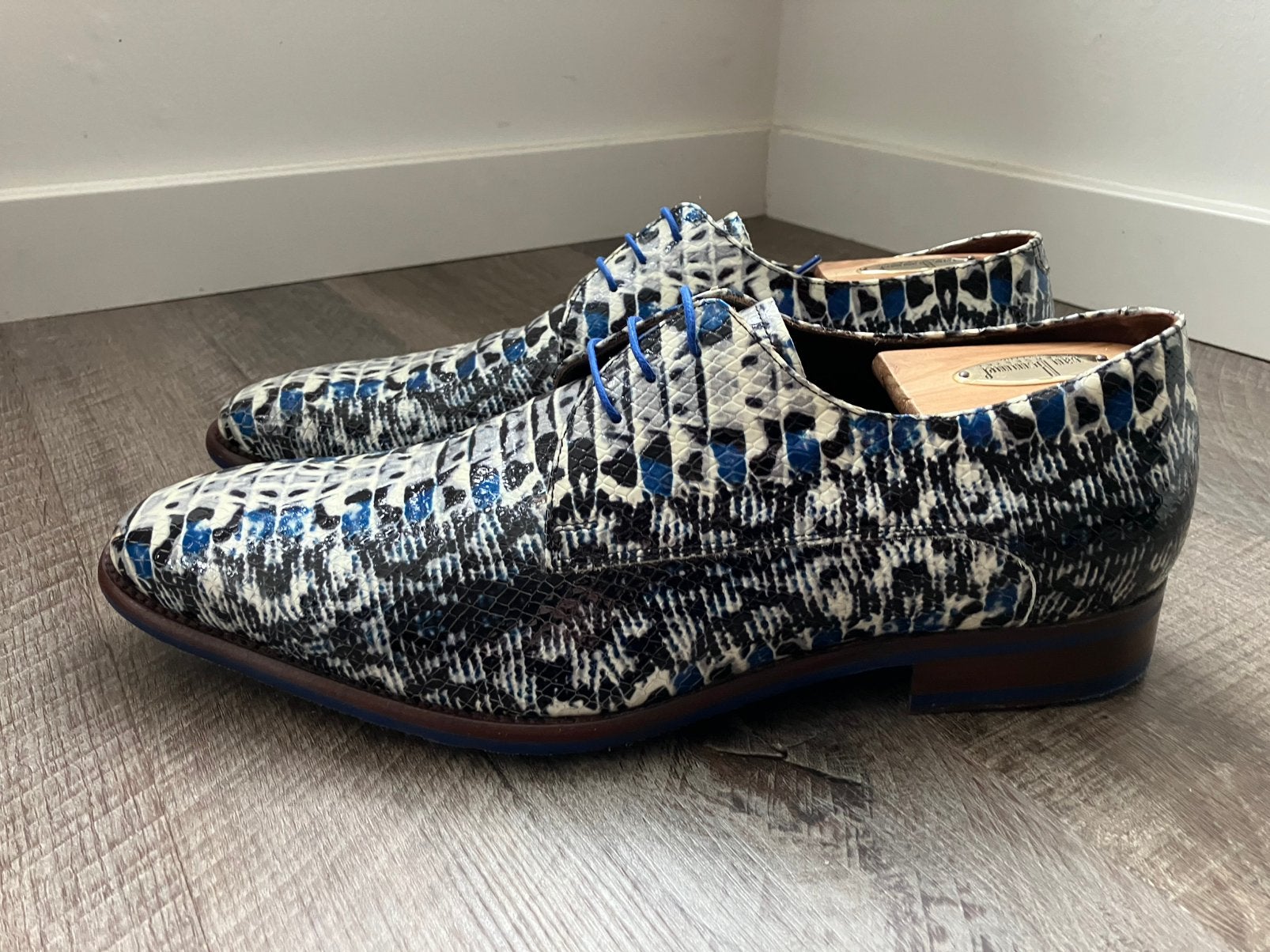 Floris van Bommel heren schoenen, maat 8,5/42,5, nieuwstaat!, Ophalen of Verzenden, Zo goed als nieuw, Overige kleuren