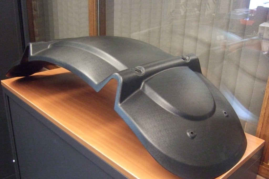 Spatbord zwart 1200 x 495 mm, Ophalen, Nieuw