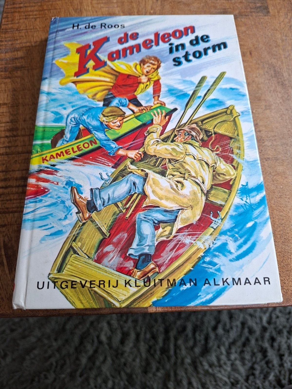 De Kameleon in de Storm - 1e druk 1974 rode zonnebloem, Boeken, Ophalen of Verzenden, Gelezen, H. de Roos, Fictie algemeen