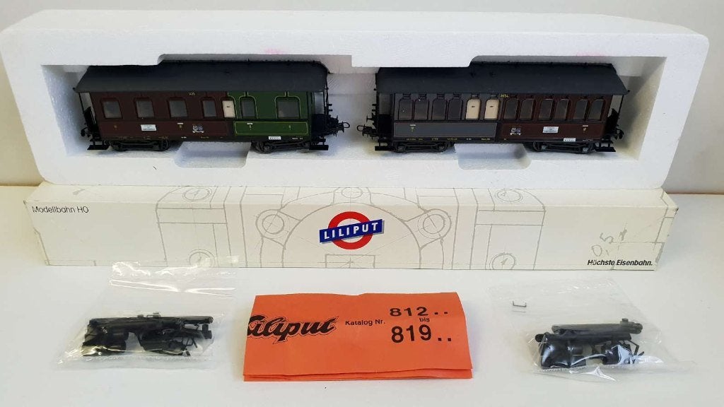 Liliput 812 - "Langenschwalbacher Bahn" van de KPEV, Gelijkstroom, Wagon, Ophalen of Verzenden, Zo goed als nieuw