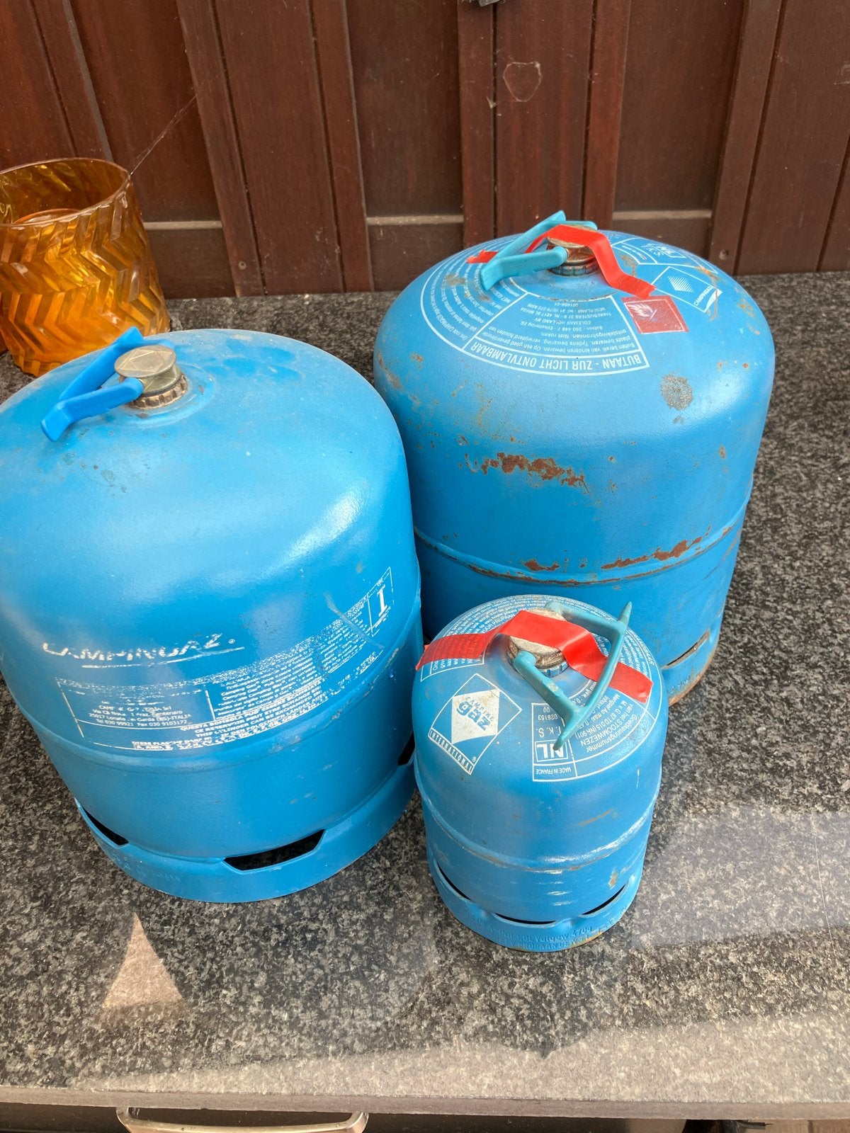 Campingaz butaan gasflessen: 2x 907 & 1x 901, Ophalen, Nieuw