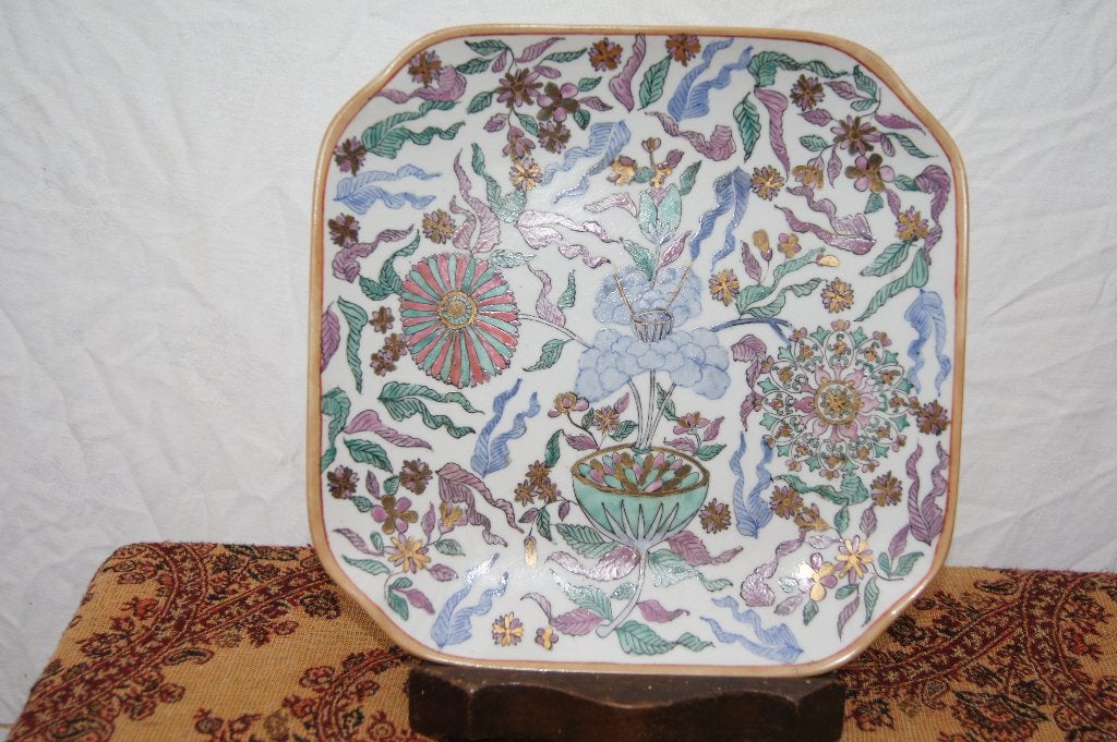 Decoratieve Oosterse Schaal met Bloemenpatroon, Antiek en Kunst, Antiek | Keramiek en Aardewerk, Ophalen