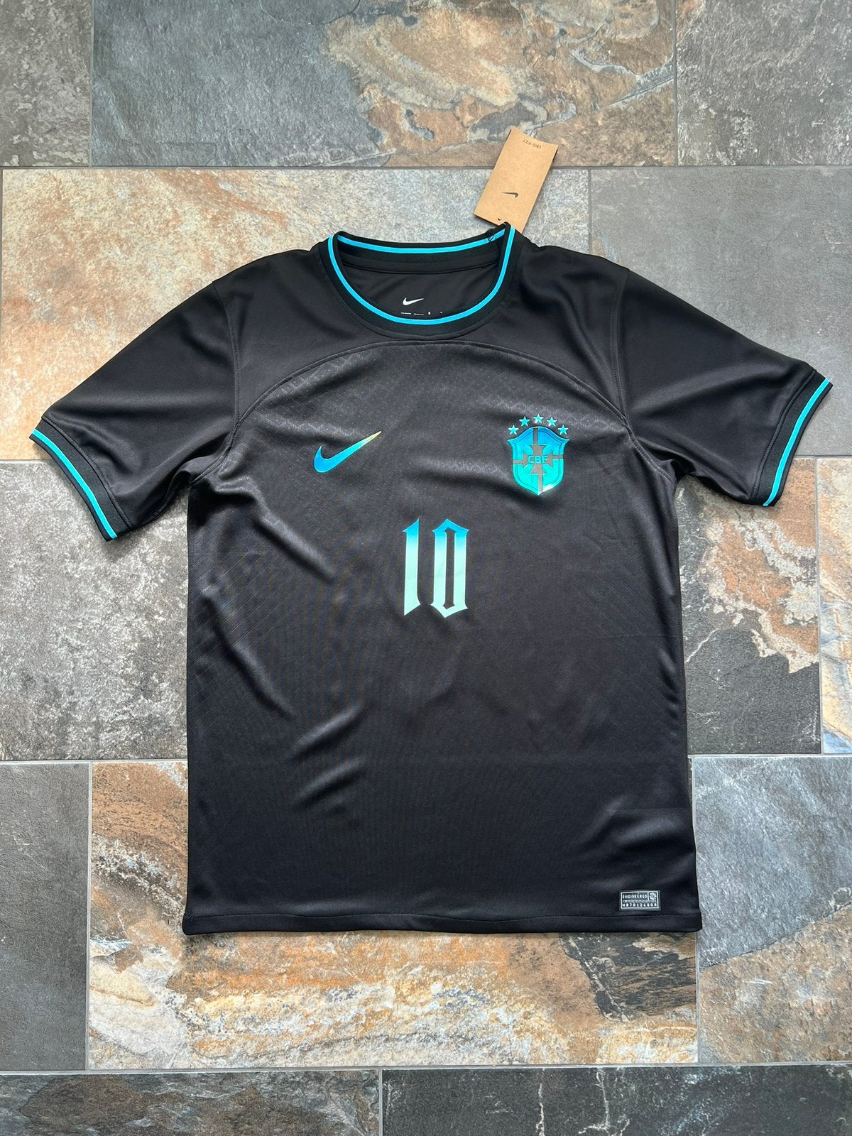 Neymar Jr - Brazilie Maat L, Maat L, Ophalen of Verzenden, Nieuw, Shirt