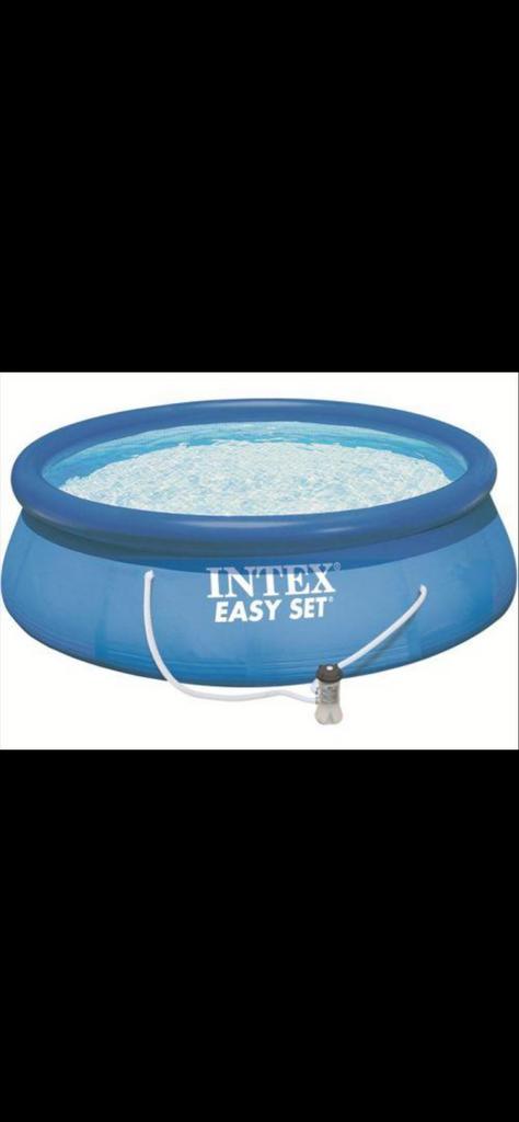 Intex Easy Set Opzetzwembad met Chemieset, Tuin en Terras, Zwembaden, Zo goed als nieuw, Opzetzwembad, Minder dan 80 cm, 200 tot 400 cm