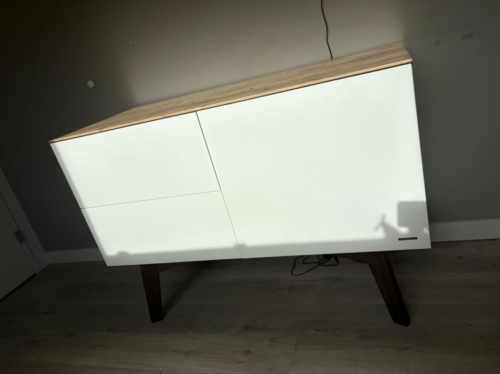 Kidsmill sixties walnoot commode, Kinderen en Baby's, Kinderkamer | Commodes en Kasten, Zo goed als nieuw, 90 tot 105 cm, 100 cm of meer