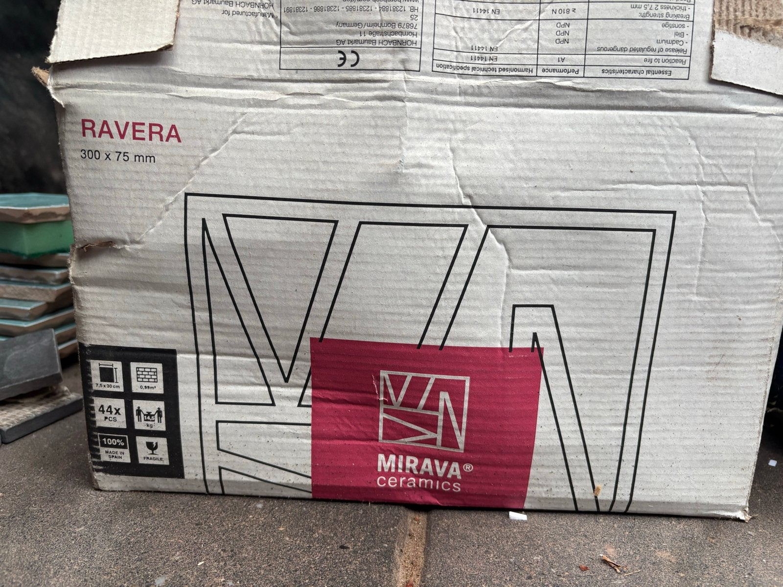 Mirava wit glanzend tegels 7,5 x 30 cm HORNBACH, Doe-het-zelf en Verbouw, Ophalen, Nieuw, Minder dan 20 cm, 20 tot 40 cm