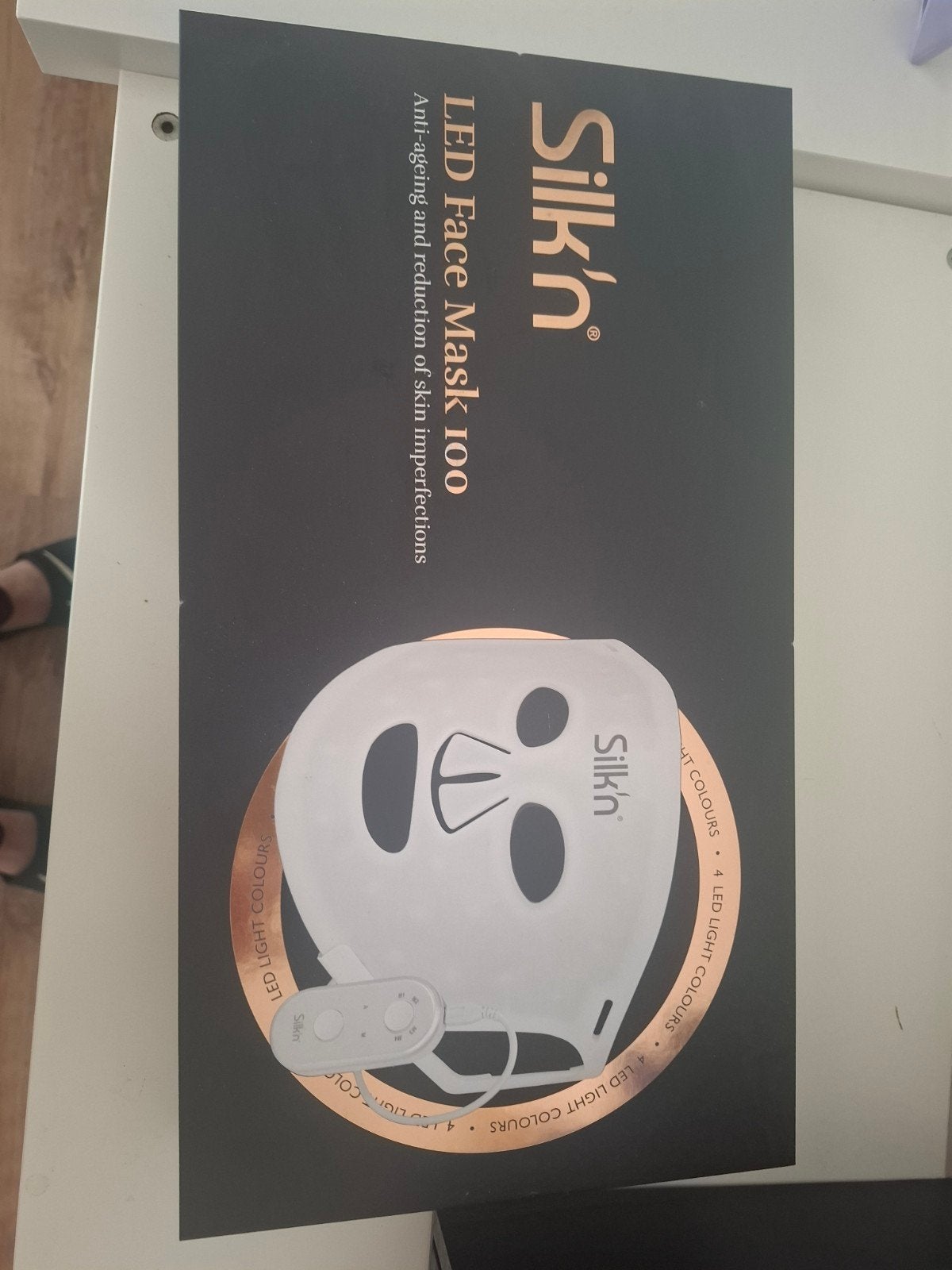 Silk'n LED Gezichtsmasker 100 - Anti-aging & Huidverbetering, Ophalen, Zo goed als nieuw, Gehele gezicht