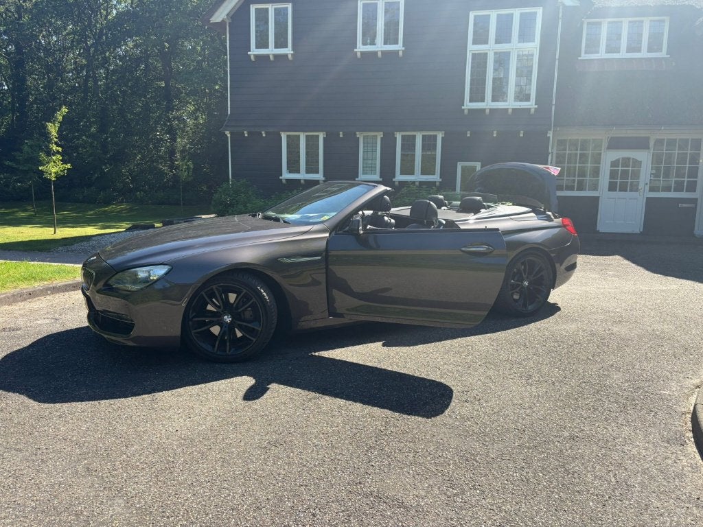 BMW 6-Serie 640i Cabrio 3.0 - 2011 Lichtbruin, Auto's, Euro 5, Achterwielaandrijving, Zwart, Particulier