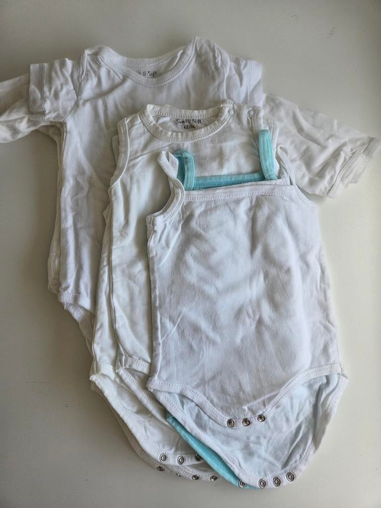 9 rompers Zeeman maat 62 en 62/68, Ophalen of Verzenden