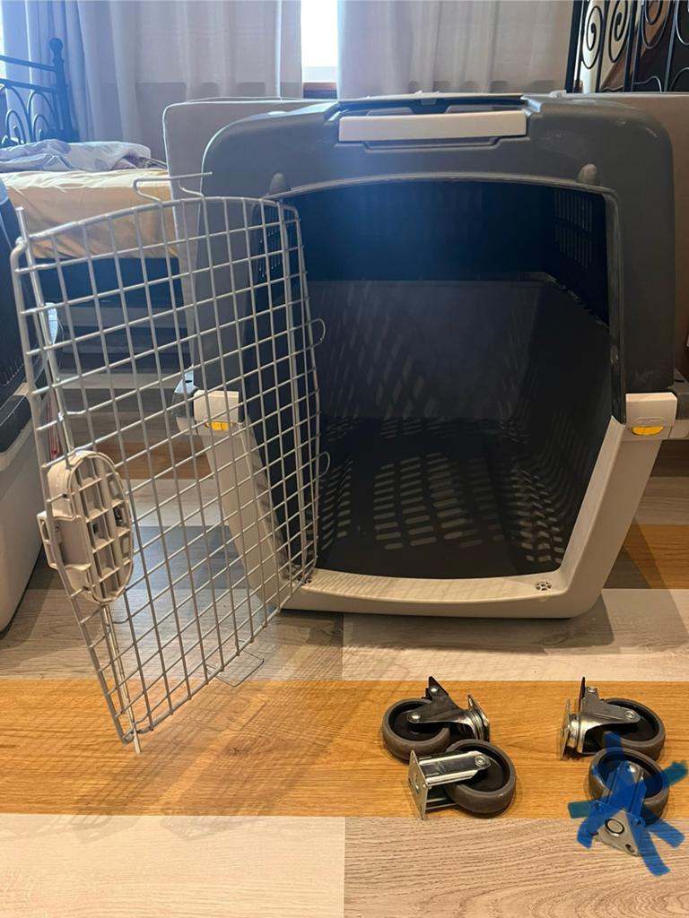 Hondenbench L / dog transport box, Ophalen, Zo goed als nieuw