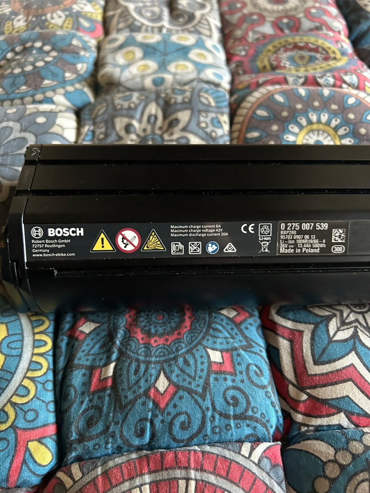 Bosch powertube 500 defect, Gebruikt