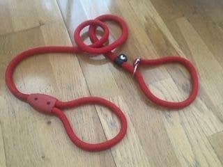 Sliplijn Nylon Rond Hondenriem Looplijn Rood 170 cm, Dieren en Toebehoren, Ophalen, Nieuw, Hondenriem