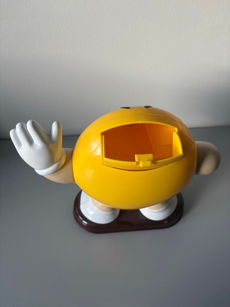 M&M's Gele Dispenser - Mooi Verzamelitem, Verzamelen, Ophalen of Verzenden, Zo goed als nieuw