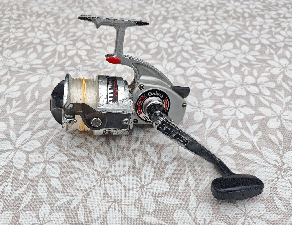 Daiwa 9001C (9001 C) Zeemolen Silver Serie # vintage, Ophalen of Verzenden, Gebruikt, Molen