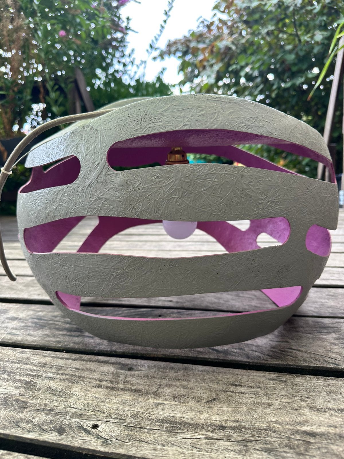 Mooie hanglamp, Huis en Inrichting, Lampen | Hanglampen, Ophalen, Overige materialen, Gebruikt, E27 (groot)