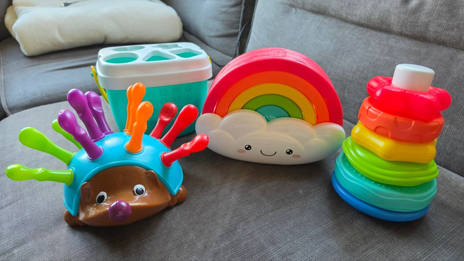 Set van 4 leuke educatieve speelgoedjes – €20, Kinderen en Baby's, Ophalen, Zo goed als nieuw, Speelset