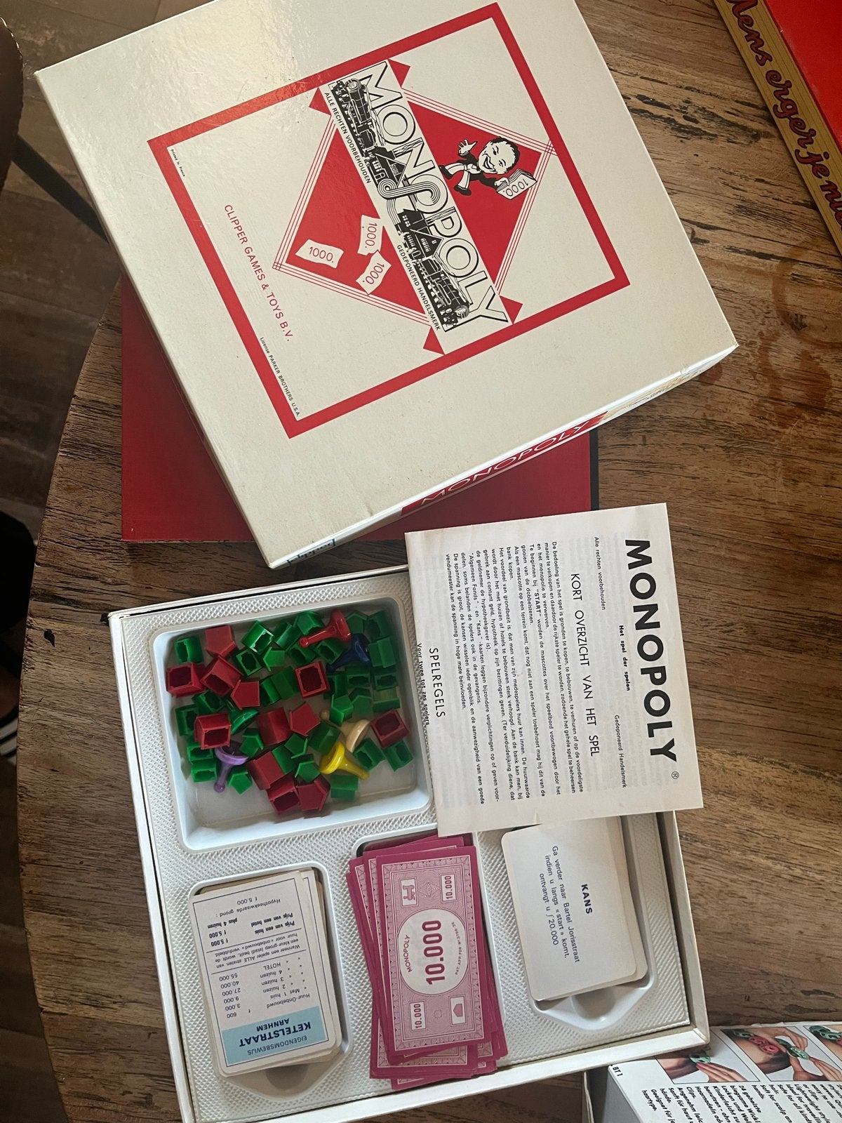 Monopoly Bordspel - Klassieke Editie, Drie of vier spelers, Ophalen of Verzenden, Gebruikt