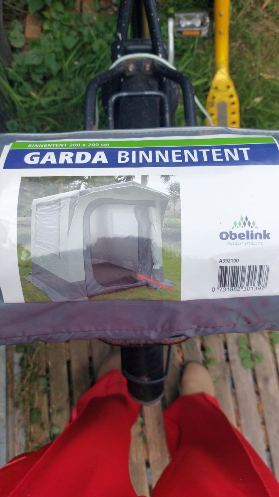 Obelink Garda Binnentent 200x200 cm, Caravans en Kamperen, Ophalen