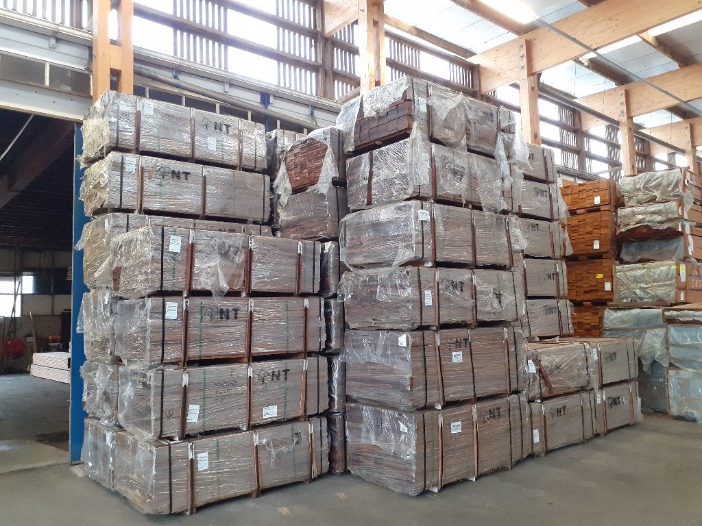 Volle bundels Hardhout Ipé terrasplanken - 25x140mm - € 7,40, Planken, Nieuw, Ophalen of Verzenden, Hardhout