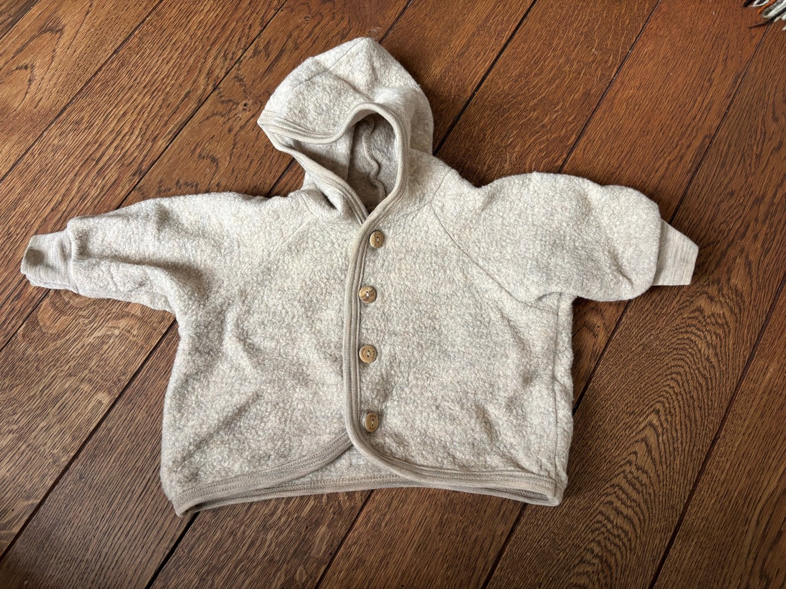 Engel Natur wol/wolfleece jasje maat 62-68, Kinderen en Baby's, Ophalen of Verzenden, Zo goed als nieuw, Jongetje of Meisje, Jasje