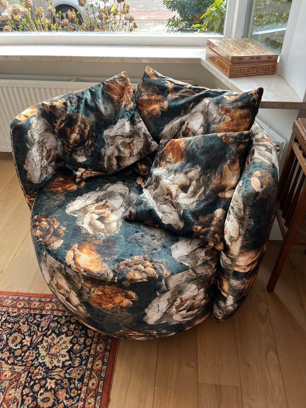 Goossens loveseat / bank, Huis en Inrichting, Eenpersoons, 75 tot 100 cm, Ophalen of Verzenden, Zo goed als nieuw