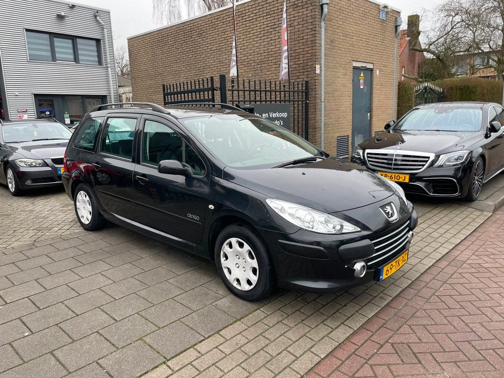 Peugeot 307 Break 1.6-16V Oxygo Trekhaak Airco NAP APK, Auto's, Peugeot, Gebruikt, Zwart, Handgeschakeld, 1587 cc