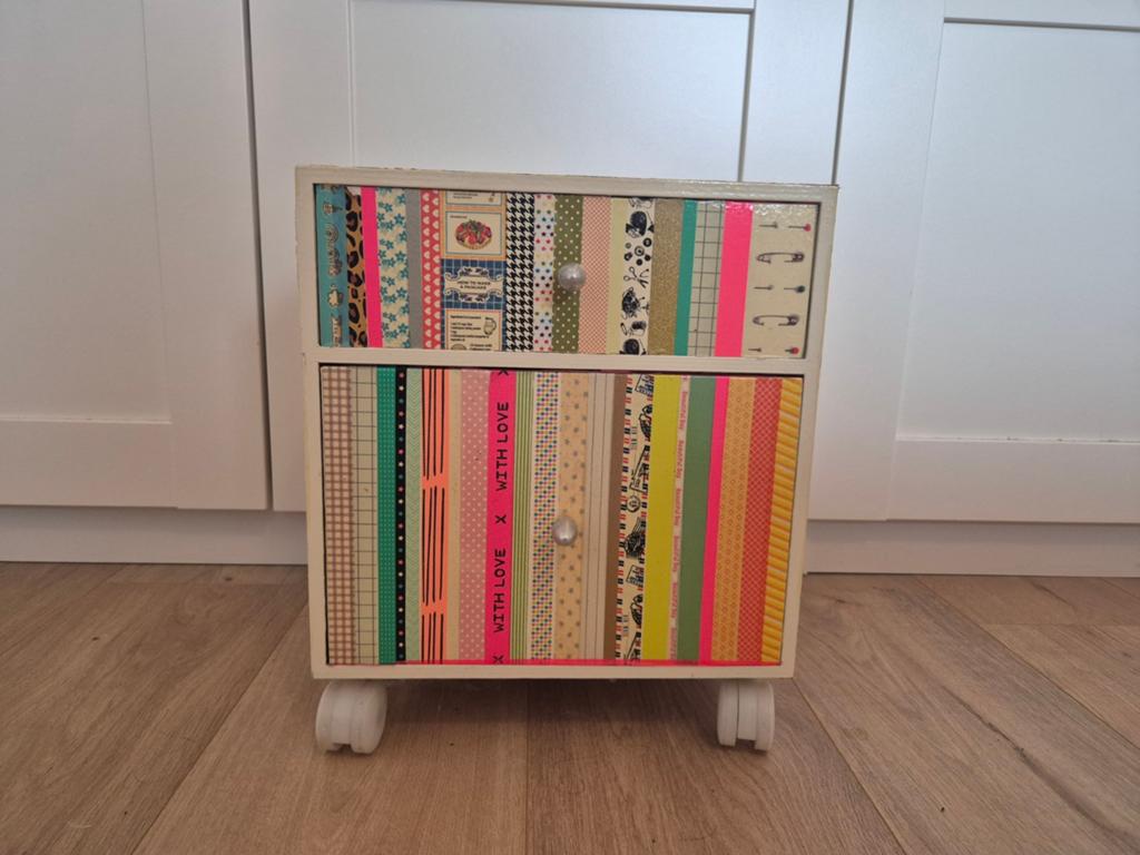 Gepimpte Moppe ladenkast Ikea, Huis en Inrichting, Ophalen of Verzenden, 25 tot 50 cm, Minder dan 50 cm, Minder dan 100 cm