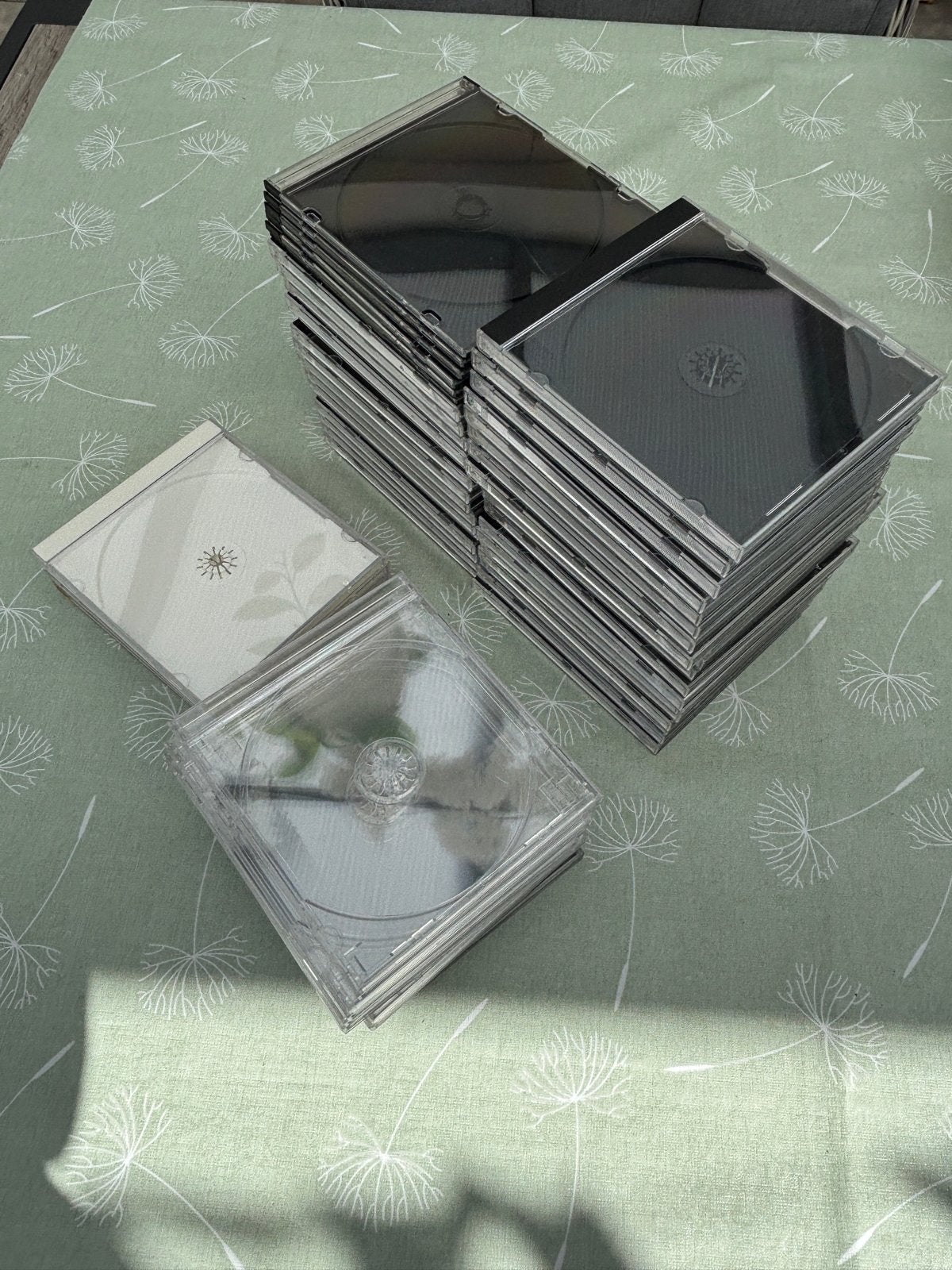 55 stuks lege CD doosjes - Gratis af te halen, Computers en Software, Beschrijfbare discs, Ophalen, Gebruikt, Cd