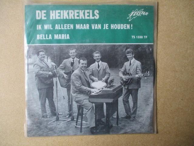 s0296 de heikrekels - ik wil alleen maar van je houden, Cd's en Dvd's, Vinyl Singles, Ophalen, Gebruikt, Overige genres