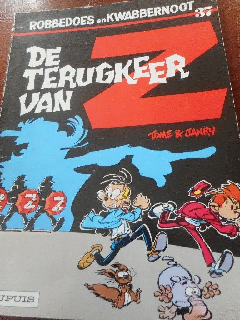 Robbedoes en Kwabbernoot STRIP, Gelezen, Eén stripboek, Ophalen of Verzenden, Tome & Janry