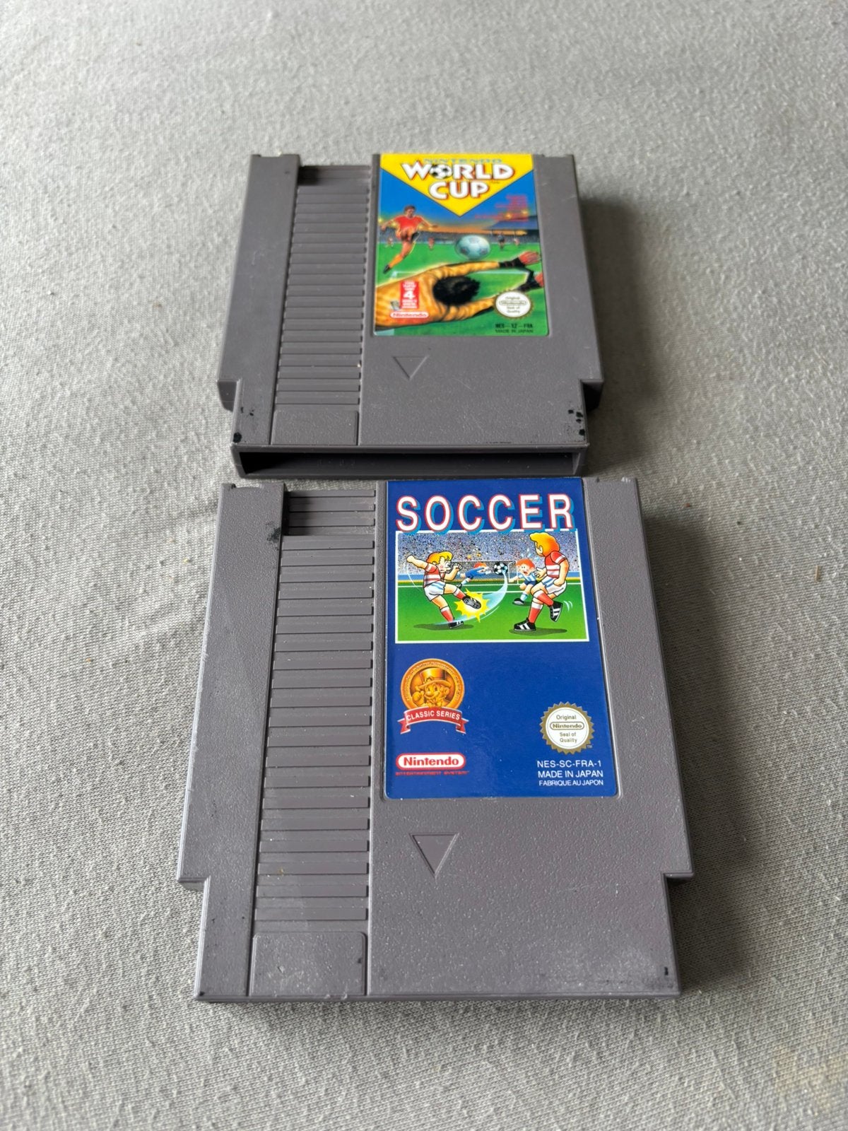 TE KOOP 2 voetbalspellen voor de NES, Spelcomputers en Games, Games | Nintendo NES, Gebruikt, 2 spelers, Eén computer, Ophalen of Verzenden