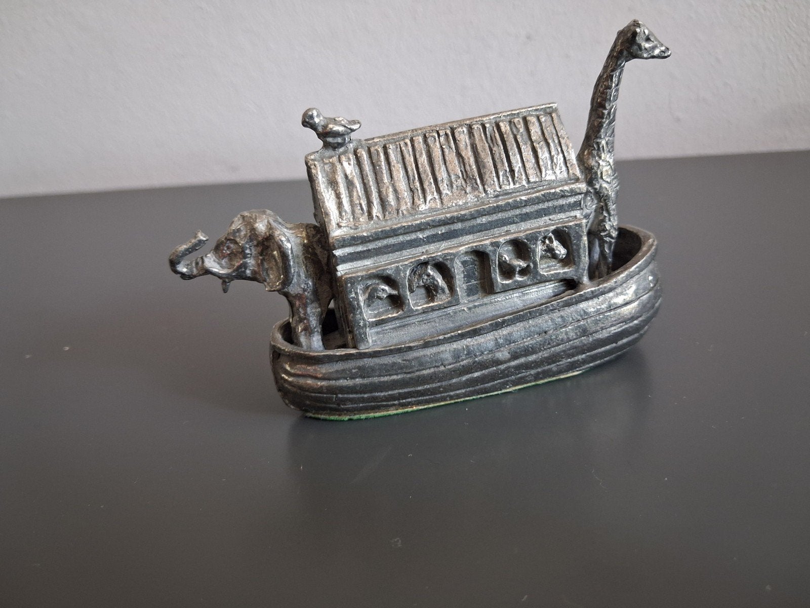 beeldje Ark van Noach WNF 25 jaar tin, Antiek en Kunst, Ophalen of Verzenden