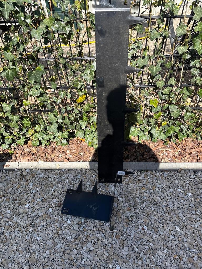 Border rand Hoekstuk en recht stuk, Ophalen, Overige materialen, Gebruikt, Minder dan 25 cm