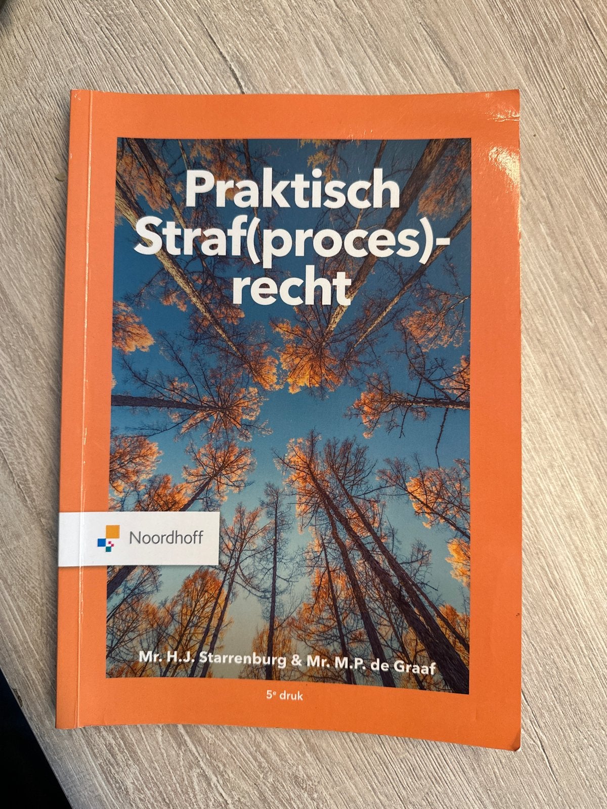 Praktisch Straf(proces)recht - 5e druk (Noordhoff), Ophalen, Gamma, Zo goed als nieuw, HBO
