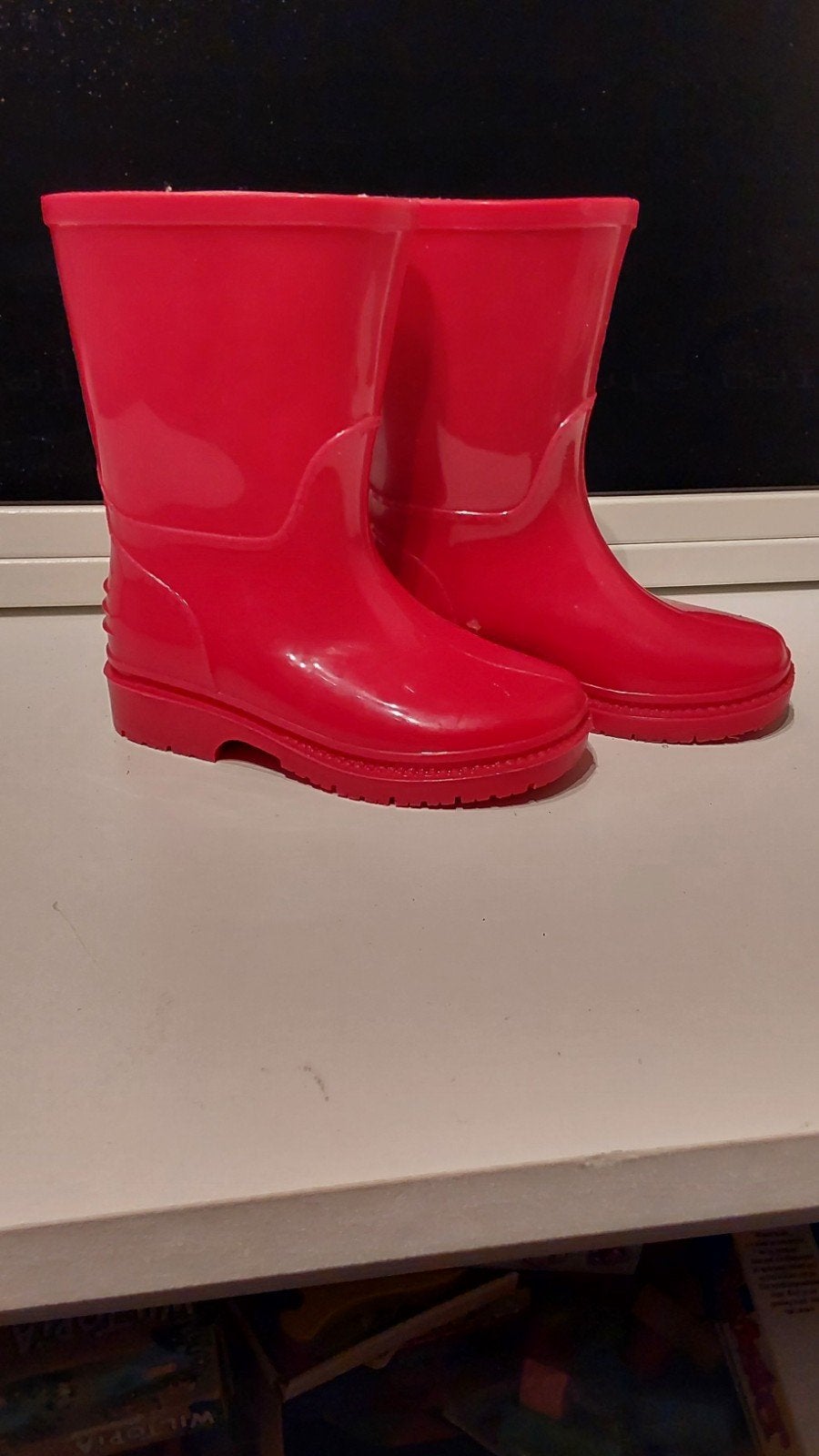 Rode regenlaarzen voor kinderen mt 22, Ophalen of Verzenden, Gebruikt, Onbekend, Jongen of Meisje