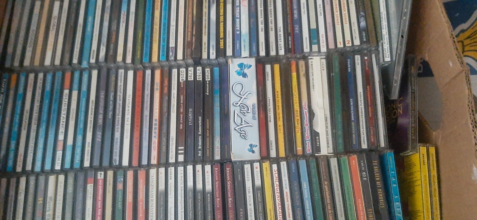 Vele cds en singles  en lps ., Diversen, Rommelmarktspullen, Ophalen