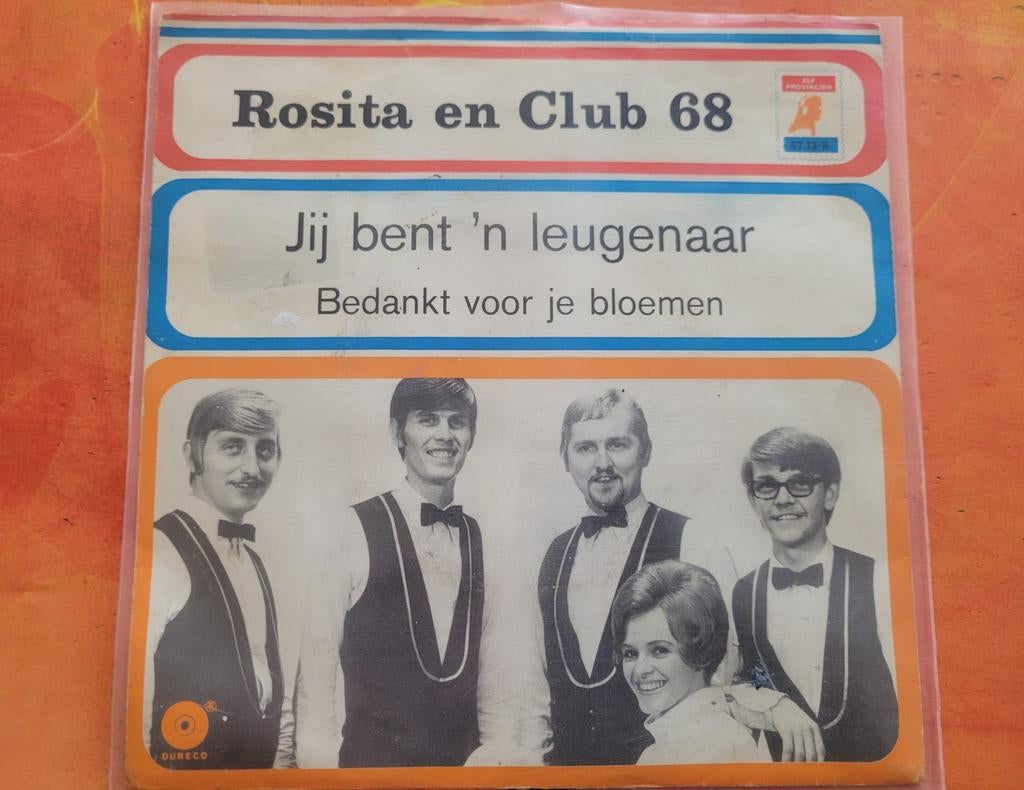 Rosita en Club 68 - Jij bent een leugenaar - Bedankt voor .., Ophalen, Zo goed als nieuw, Overige formaten, Levenslied of Smartlap