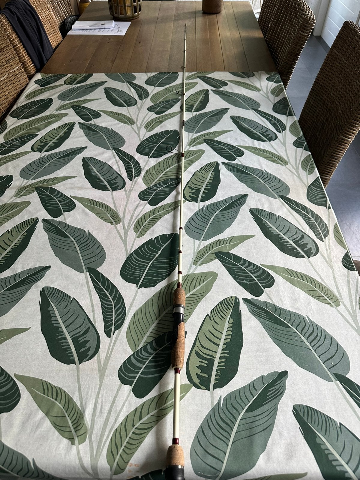 roofvishengel/spinhengel gamakatsu areatry, Ophalen, Zo goed als nieuw, Werphengel