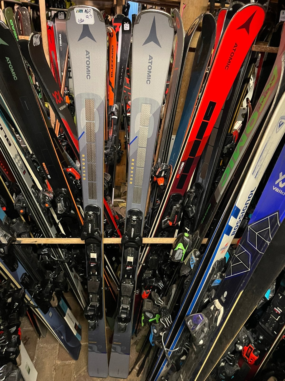 168cm ATOMIC REDSTER Q9 revoshock rvsk 1200€, 160 tot 180 cm, Ophalen of Verzenden, Zo goed als nieuw, Carve